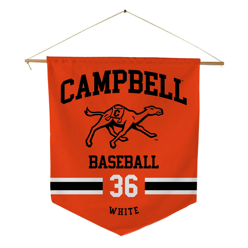 Campbell - NCAA Baseball : Caleb White - Pennant - 18" x 21"-0