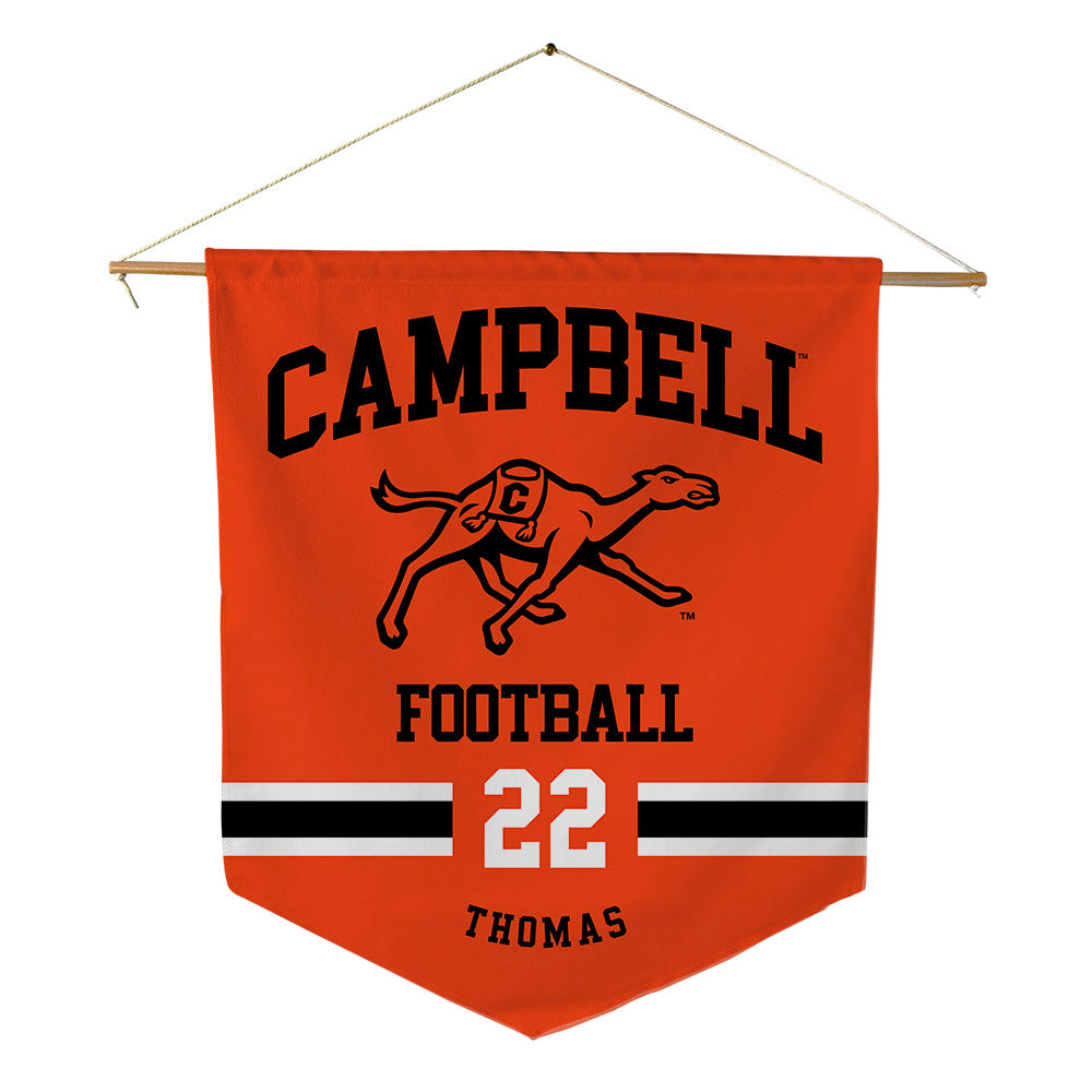 Campbell - NCAA Football : Devon Thomas - Pennant - 18" x 21"-0