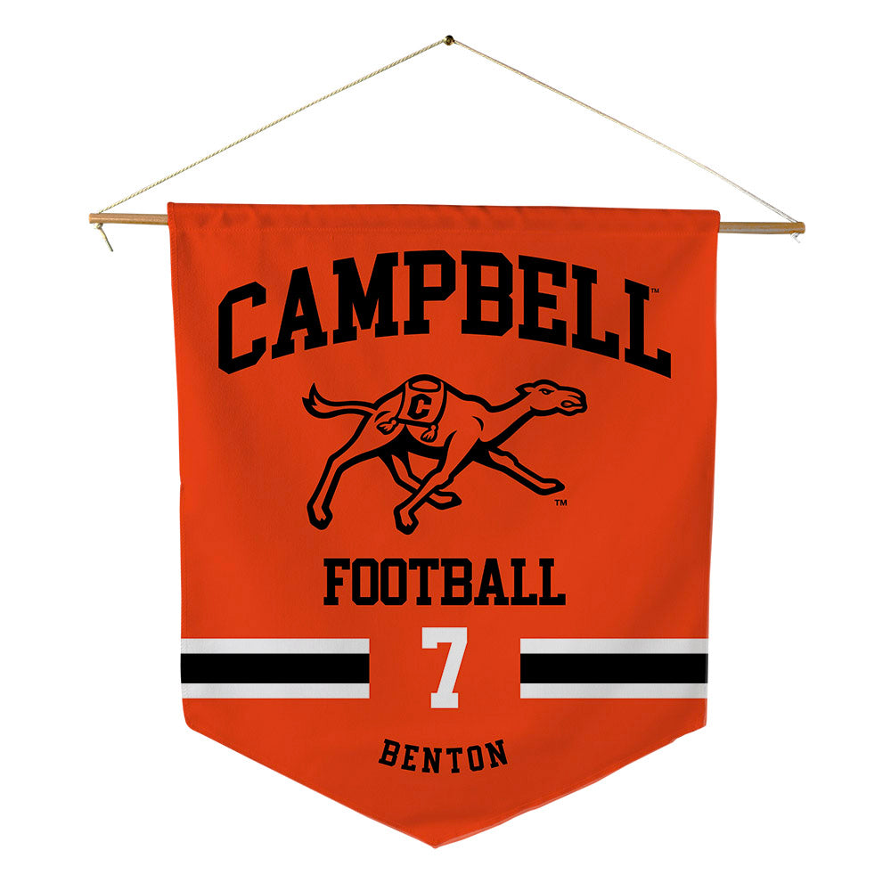 Campbell - NCAA Football : AJ Benton - Pennant - 18" x 21"-0