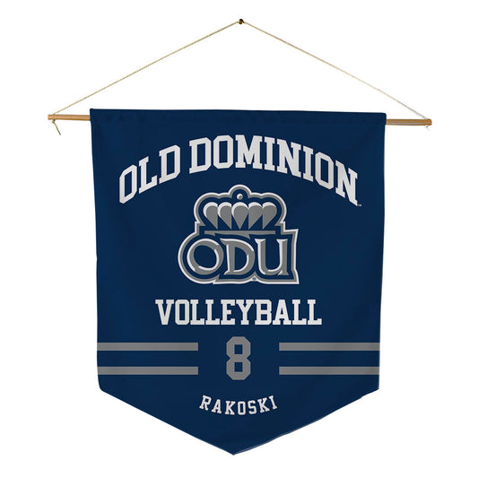 Old Dominion - NCAA Women's Volleyball : Katie Rakoski - Pennant - 18" x 21"-0