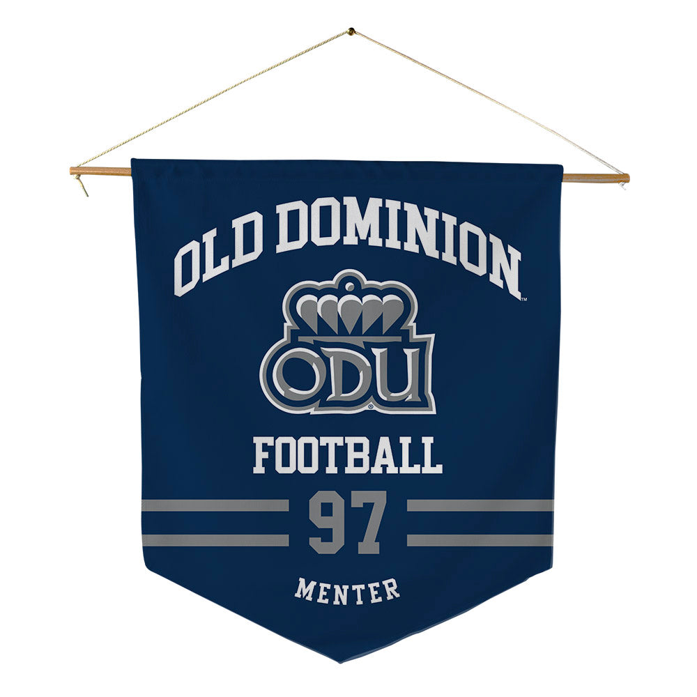 Old Dominion - NCAA Football : LeDarrion Menter - Pennant - 18" x 21"-0