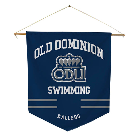 Old Dominion - NCAA Women's Swimming : Linnea Kallebo - Pennant - 18" x 21"-0