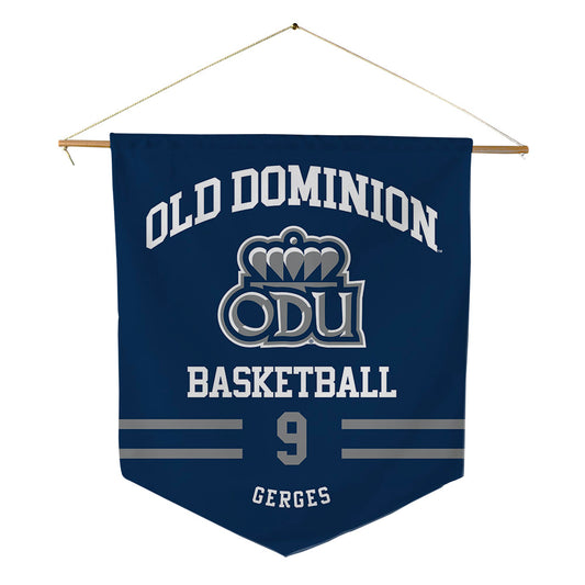 Old Dominion - NCAA Men's Basketball : Theo Gerges - Pennant - 18" x 21"-0