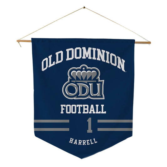 Old Dominion - NCAA Football : JJ Harrell - Pennant - 18" x 21"-0