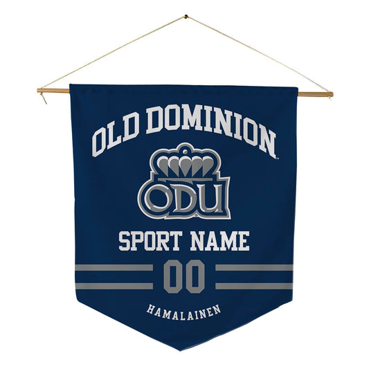 Old Dominion - NCAA Men's Golf : Vertti Hamalainen - Pennant - 18" x 21"-0