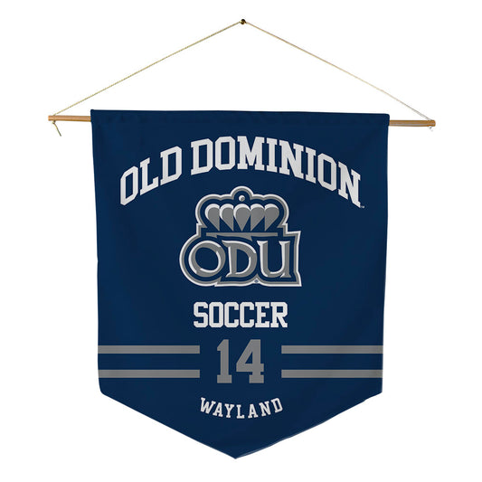 Old Dominion - NCAA Men's Soccer : Micah Wayland - Pennant - 18" x 21"-0