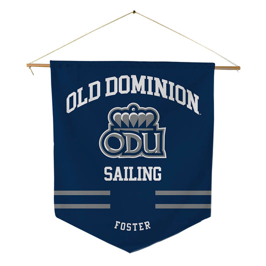 Old Dominion - NCAA Men's Sailing : Graham Foster - Pennant - 18" x 21"-0
