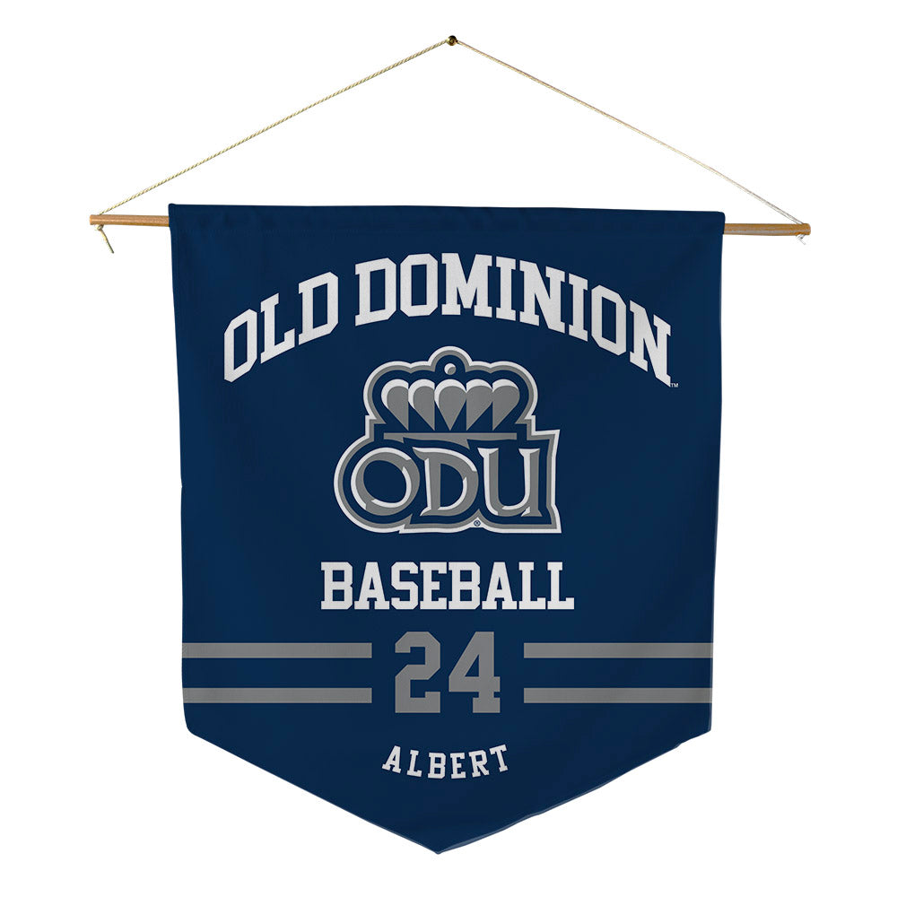 Old Dominion - NCAA Baseball : Davis Albert - Pennant - 18" x 21"-0