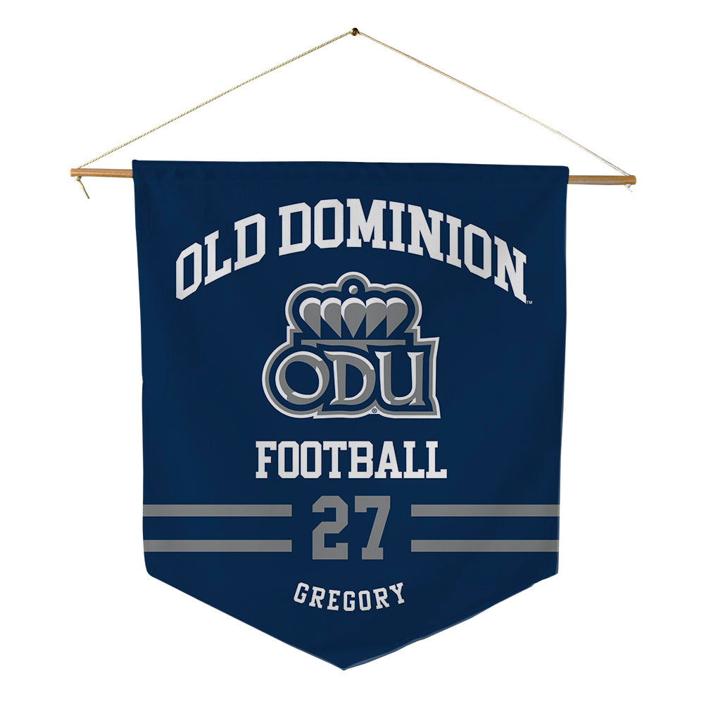Old Dominion - NCAA Football : Kingston Gregory - Pennant - 18" x 21"-0