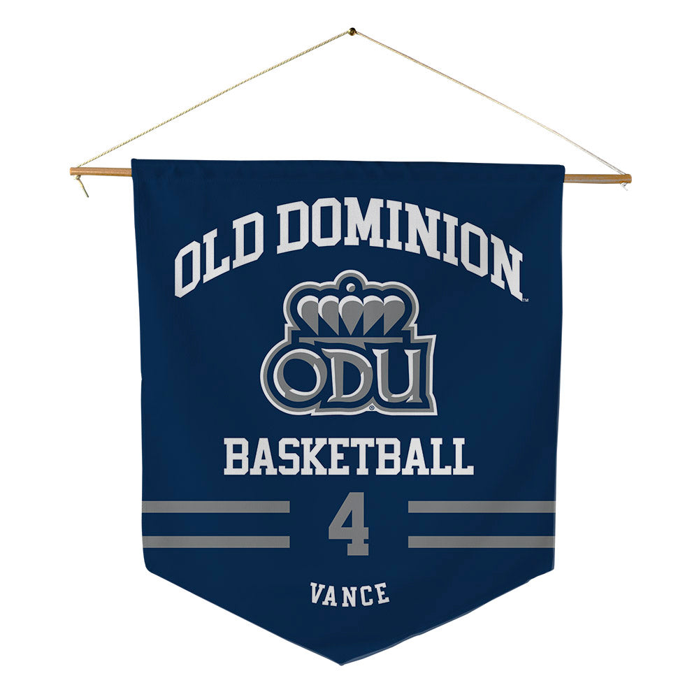 Old Dominion - NCAA Women's Basketball : Trinity Vance - Pennant - 18" x 21"-0