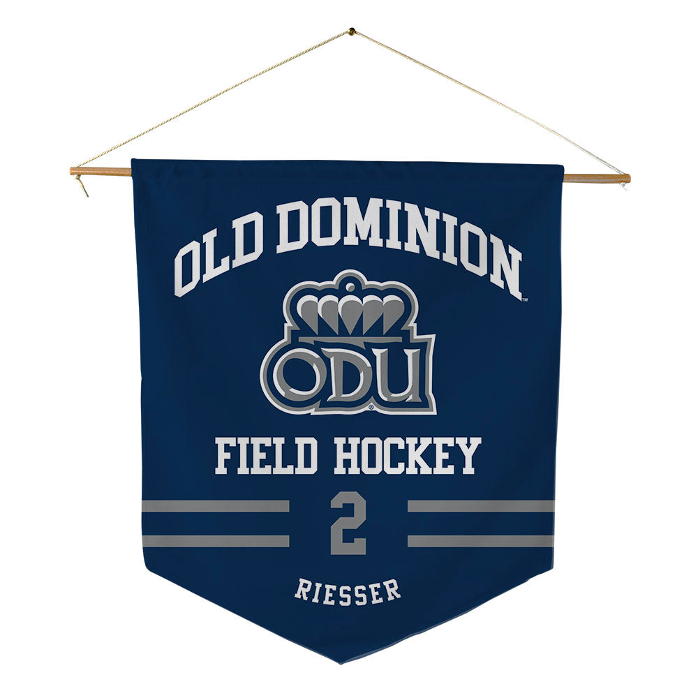 Old Dominion - NCAA Women's Field Hockey : Anna Riesser - Pennant - 18" x 21"-0