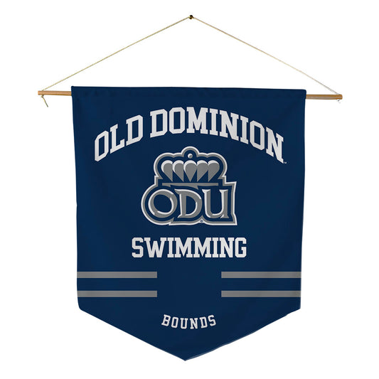 Old Dominion - NCAA Men's Swimming : Brice Bounds - Pennant - 18" x 21"-0