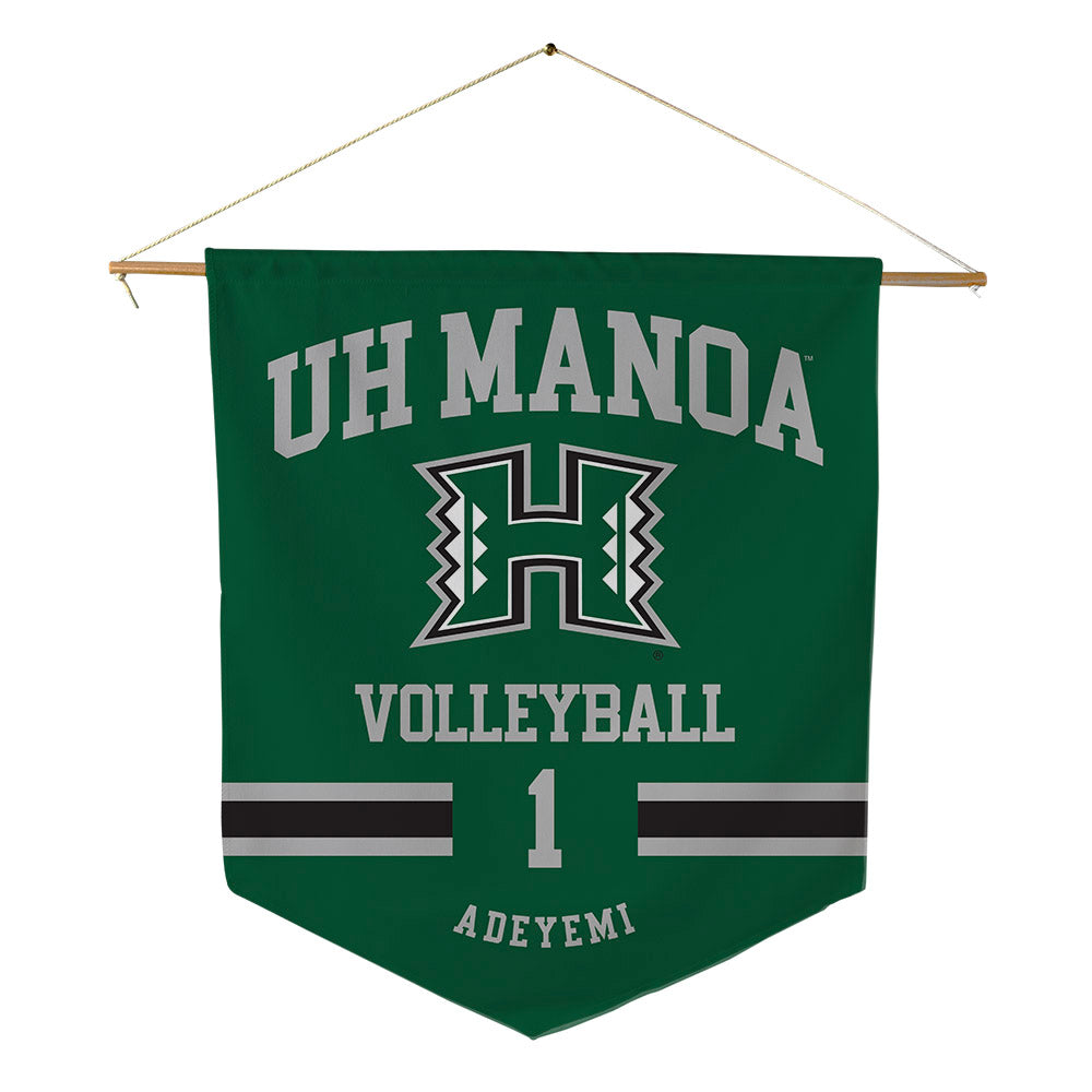 Hawaii - NCAA Women's Volleyball : Stella Adeyemi - Pennant - 18" x 21"-0