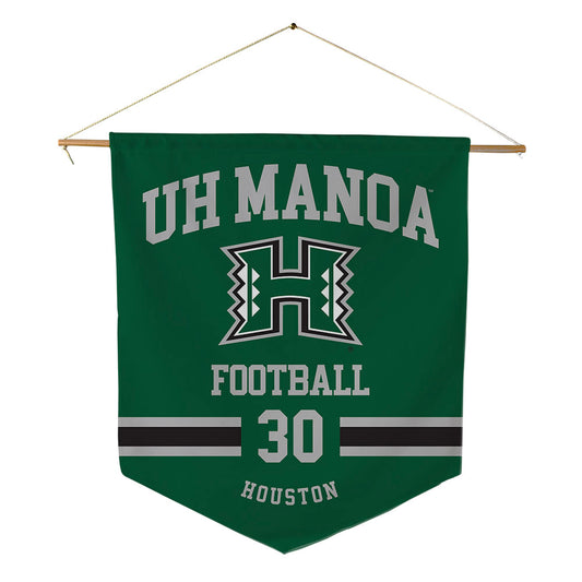 Hawaii - NCAA Football : Avin Houston - Pennant - 18" x 21"-0