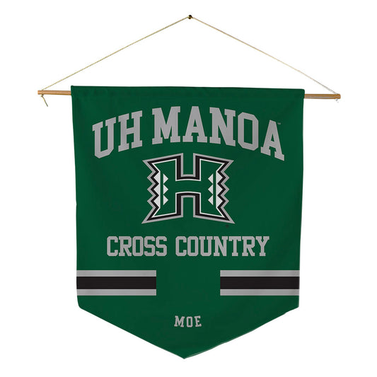 Hawaii - NCAA Women's Cross Country : Kira Moe - Pennant - 18" x 21"-0