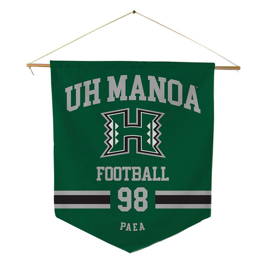 Hawaii - NCAA Football : Siaosi Paea - Pennant - 18" x 21"-0