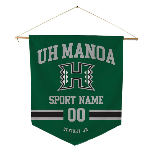 Hawaii - NCAA Football : Geoffrey Speight Jr. - Pennant - 18" x 21"-0