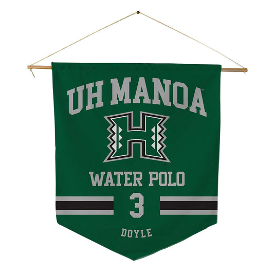 Hawaii - NCAA Men's Water Polo : Bernadette Doyle - Pennant - 18" x 21"-0