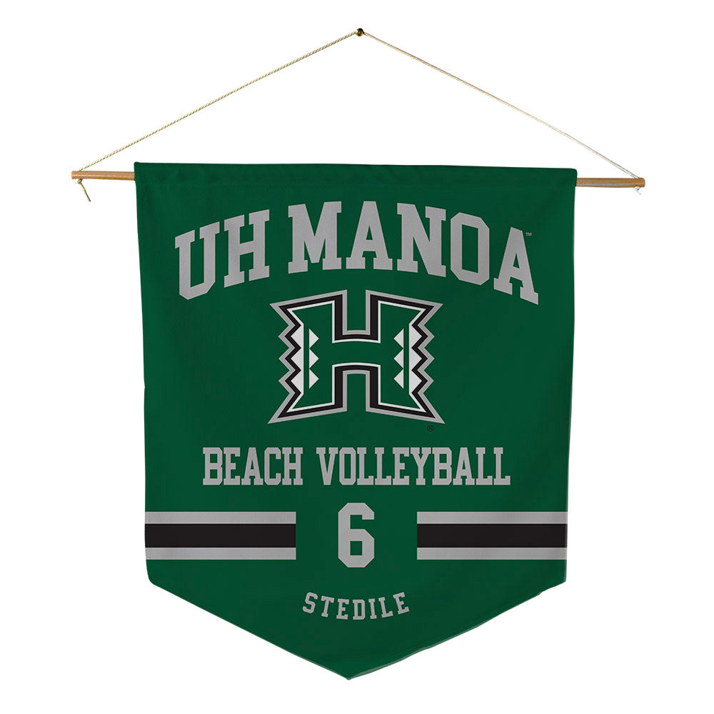 Hawaii - NCAA Beach Volleyball : Izadora Stedile - Pennant - 18" x 21"-0