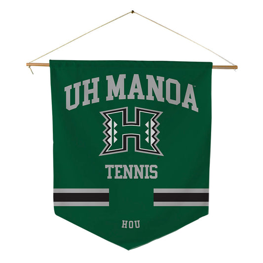 Hawaii - NCAA Men's Tennis : Tianhao Hou - Pennant - 18" x 21"-0