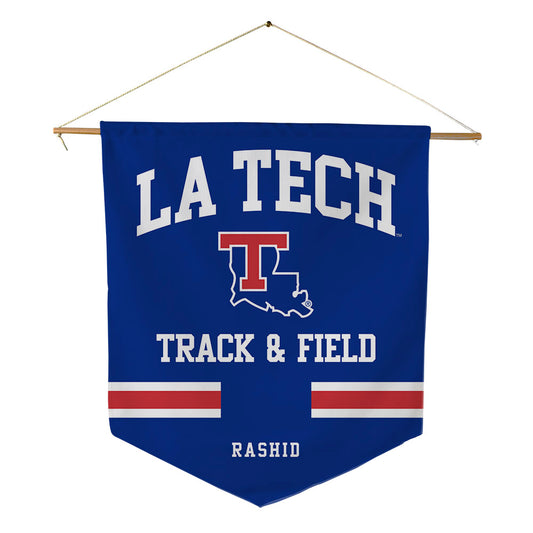 LA Tech - NCAA Men's Track & Field : Abdulraof Rashid - Pennant - 18" x 21"-0