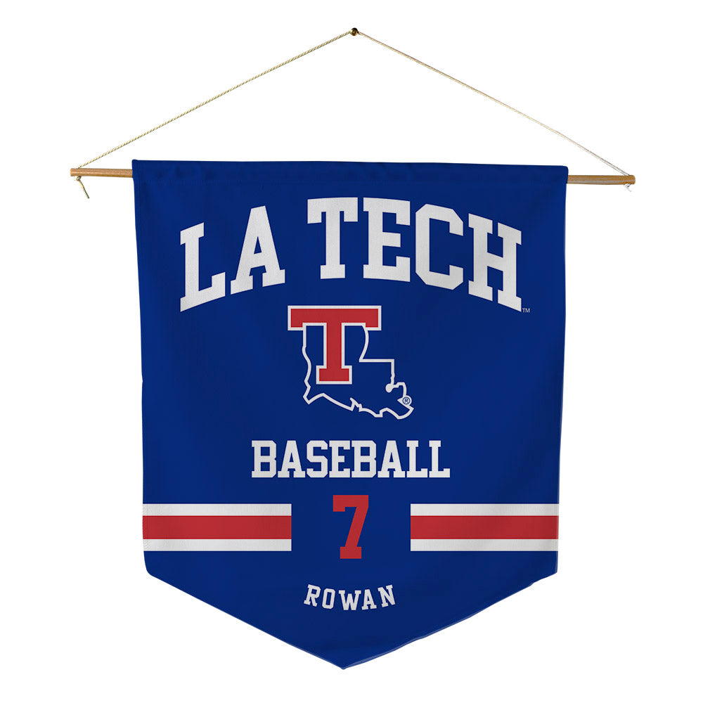 LA Tech - NCAA Baseball : Hudson Rowan - Pennant - 18" x 21"-0