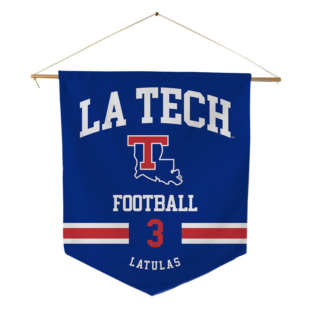 LA Tech - NCAA Football : Dedrick Latulas - Pennant - 18" x 21"-0