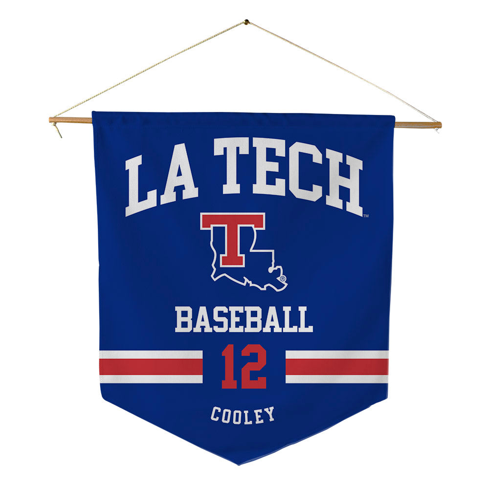 LA Tech - NCAA Baseball : Luke Cooley - Pennant - 18" x 21"-0
