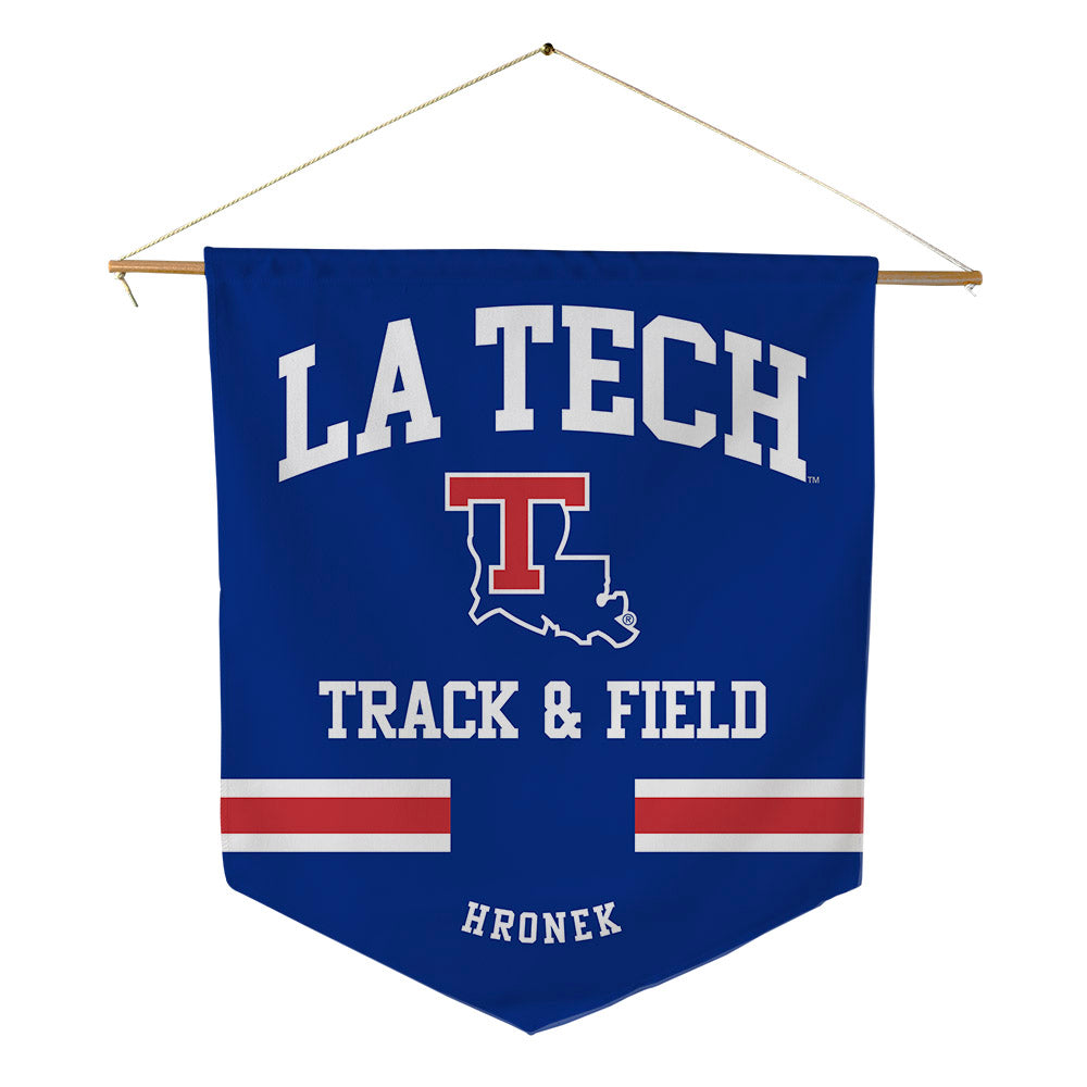 LA Tech - NCAA Men's Track & Field : Cullen Hronek - Pennant - 18" x 21"-0