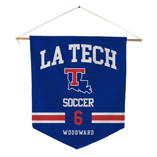 LA Tech - NCAA Women's Soccer : Charlotte Woodward - Pennant - 18" x 21"-0