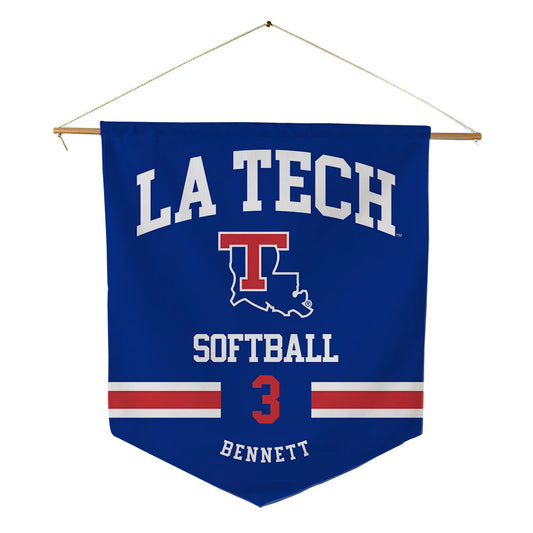 LA Tech - NCAA Softball : Cali Bennett - Pennant - 18" x 21"-0