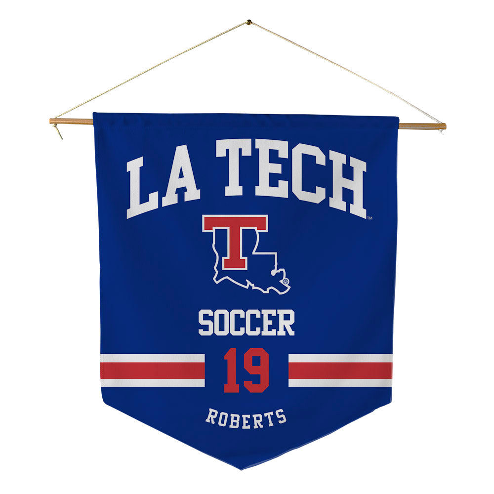 LA Tech - NCAA Women's Soccer : Reagan Roberts - Pennant - 18" x 21"-0