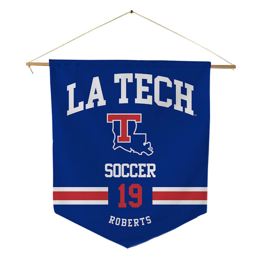 LA Tech - NCAA Women's Soccer : Reagan Roberts - Pennant - 18" x 21"-0