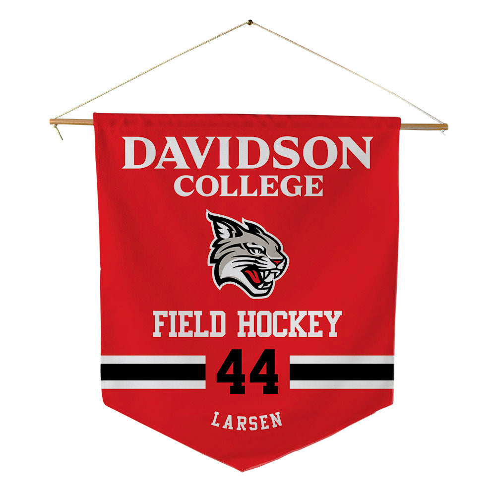 Davidson - NCAA Women's Field Hockey : Eleanor Larsen - Pennant - 18" x 21"-0
