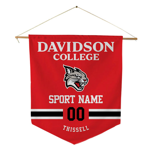 Davidson - NCAA Men's Soccer : Matthew Thissell - Pennant - 18" x 21"-0