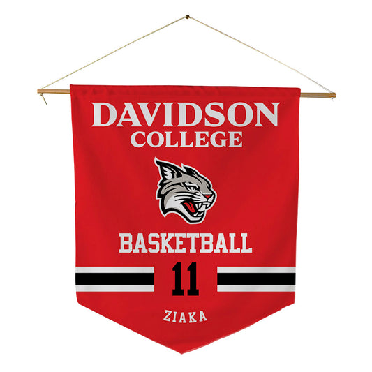 Davidson - NCAA Women's Basketball : Angeliki Ziaka - Pennant - 18" x 21"-0