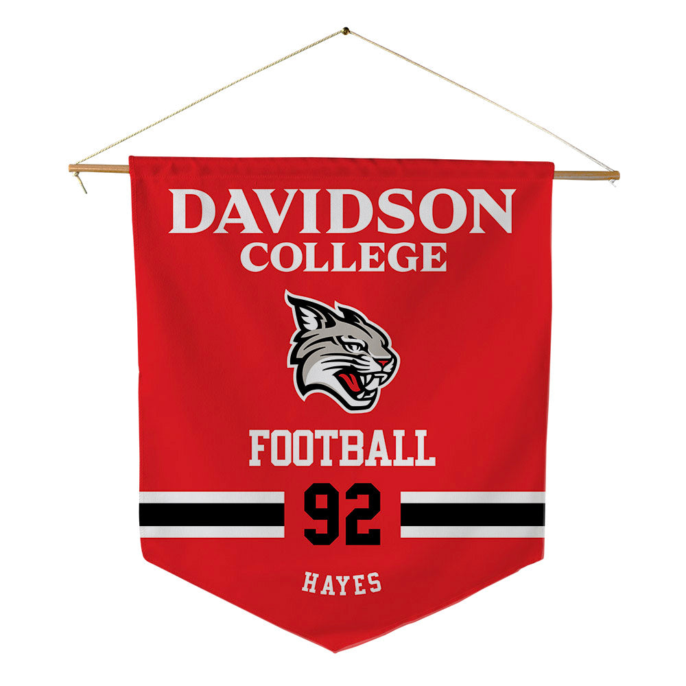 Davidson - NCAA Football : Christian Hayes - Pennant - 18" x 21"-0
