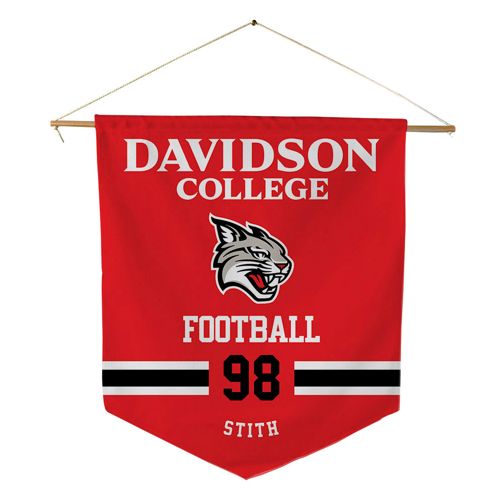 Davidson - NCAA Football : Jeramy Stith - Pennant - 18" x 21"-0