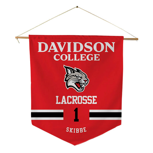 Davidson - NCAA Women's Lacrosse : Jenna Skibbe - Pennant - 18" x 21"-0