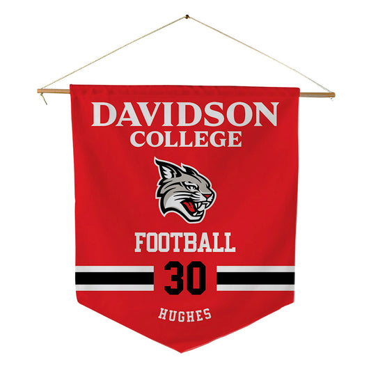Davidson - NCAA Football : Julian Hughes - Pennant - 18" x 21"-0