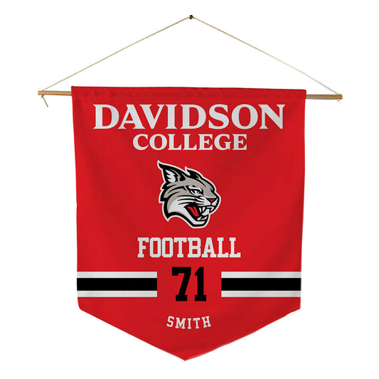Davidson - NCAA Football : Cole Smith - Pennant - 18" x 21"-0
