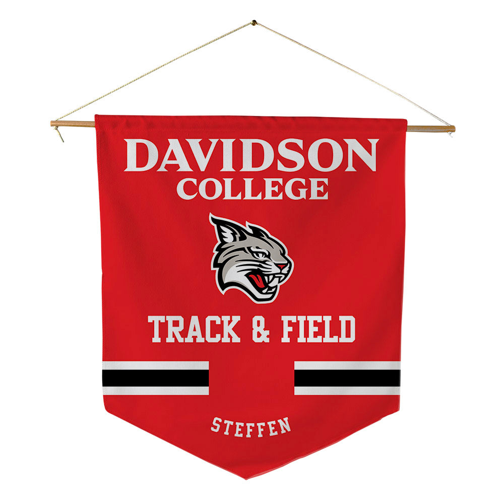 Davidson - NCAA Men's Track & Field : Jackson Steffen - Pennant - 18" x 21"-0
