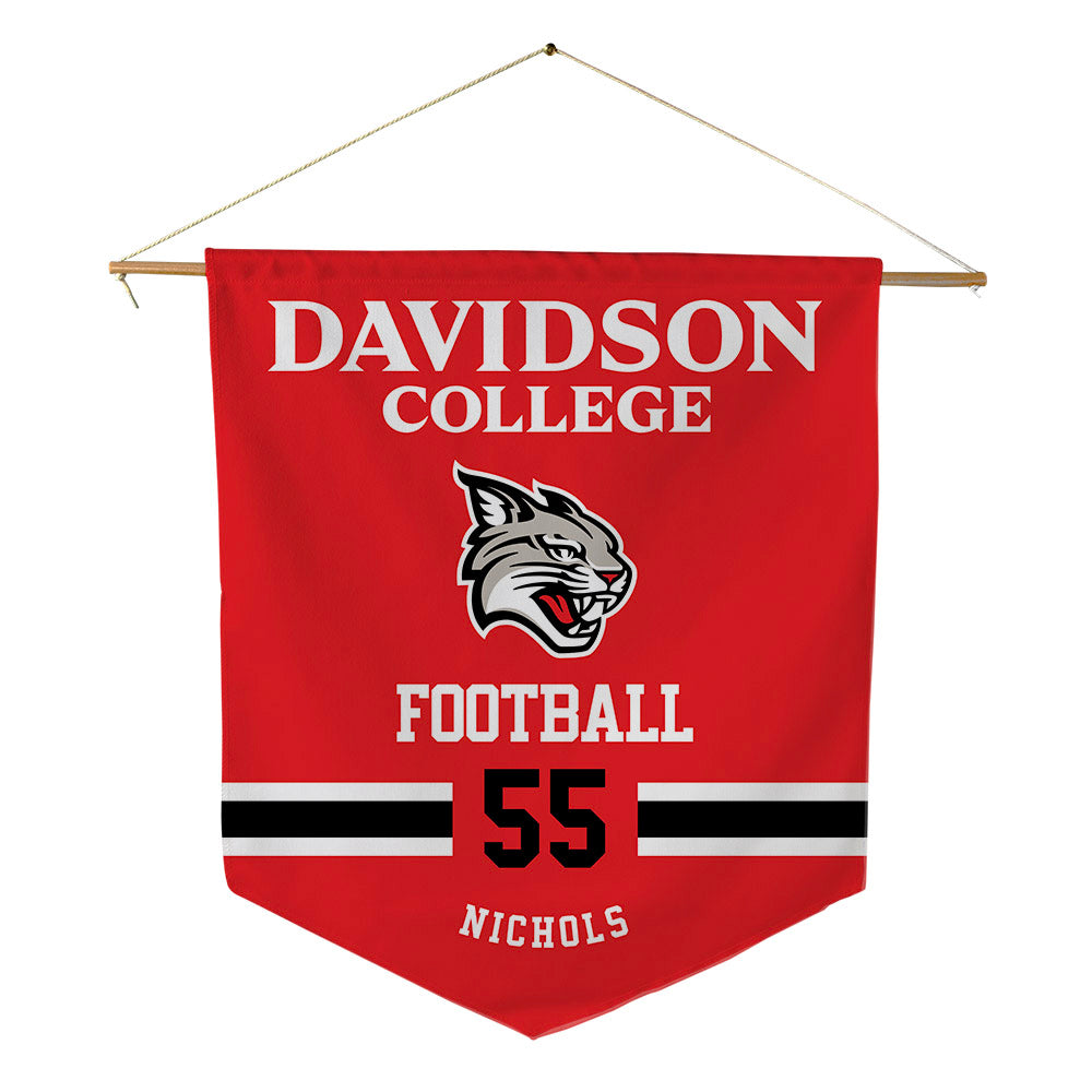 Davidson - NCAA Football : Parker Nichols - Pennant - 18" x 21"-0