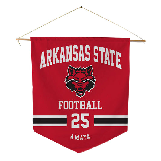 Arkansas State - NCAA Football : Clayton Amaya - Pennant - 18" x 21"-0
