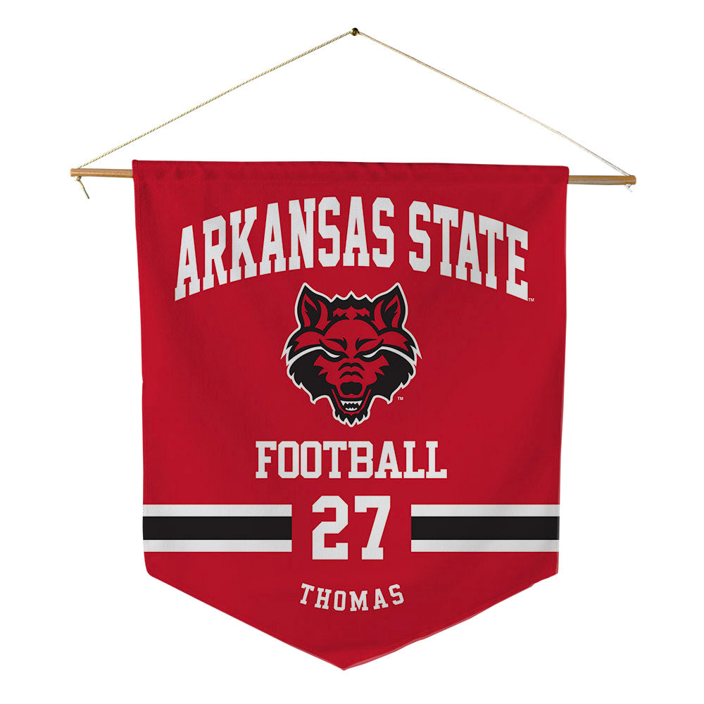 Arkansas State - NCAA Football : AJ Thomas - Pennant - 18" x 21"-0