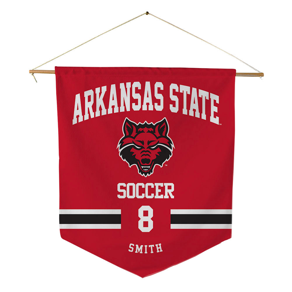 Arkansas State - NCAA Women's Soccer : Maggie Smith - Pennant - 18" x 21"-0