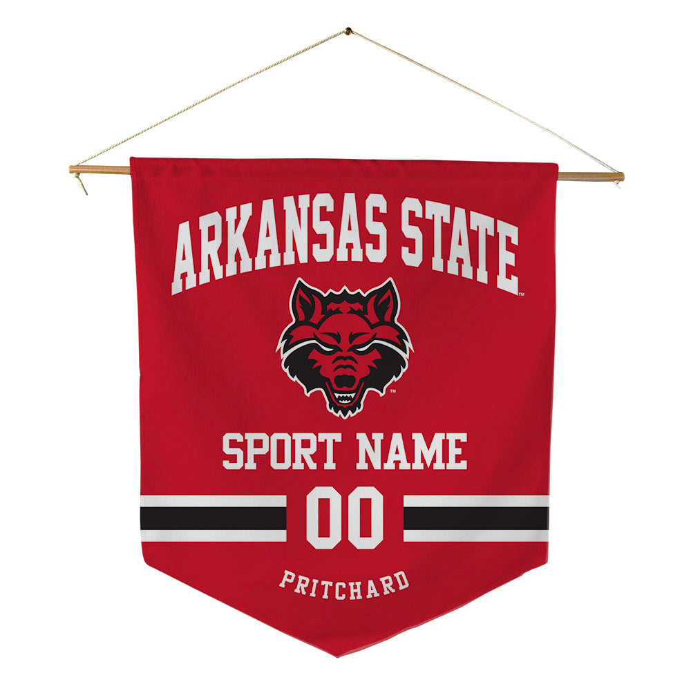 Arkansas State - NCAA Baseball : Wes Pritchard - Pennant - 18" x 21"-0