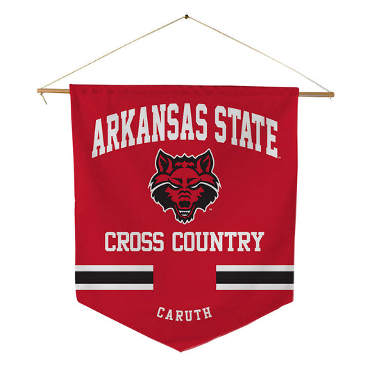 Arkansas State - NCAA Women's Cross Country : Paige-Elicia Caruth - Pennant - 18" x 21"-0