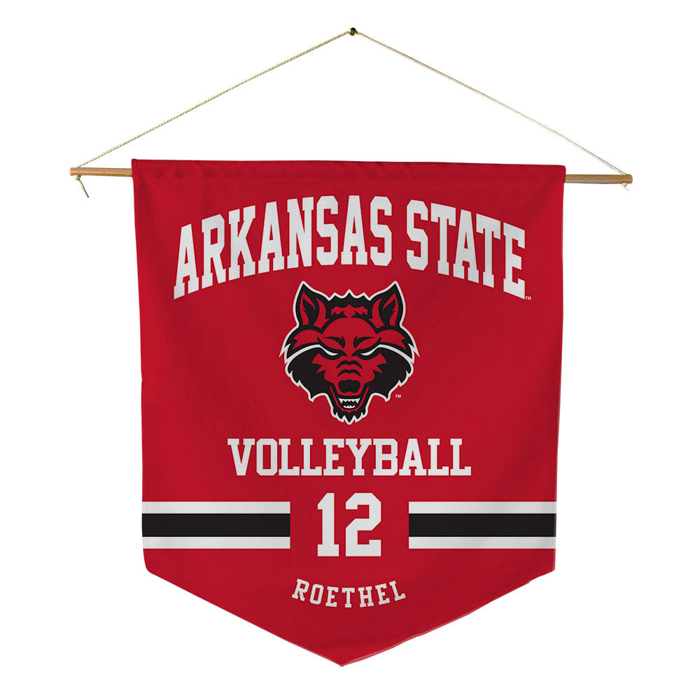 Arkansas State - NCAA Women's Volleyball : Eden Roethel - Pennant - 18" x 21"-0