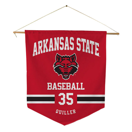 Arkansas State - NCAA Baseball : Ashton Quiller - Pennant - 18" x 21"-0
